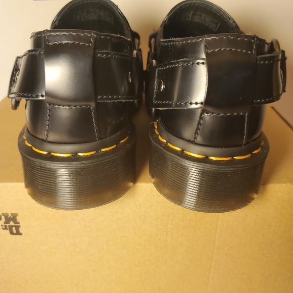 Dr Martens Gilbey Black Polished Smooth Slip On - Picture 4 of 9